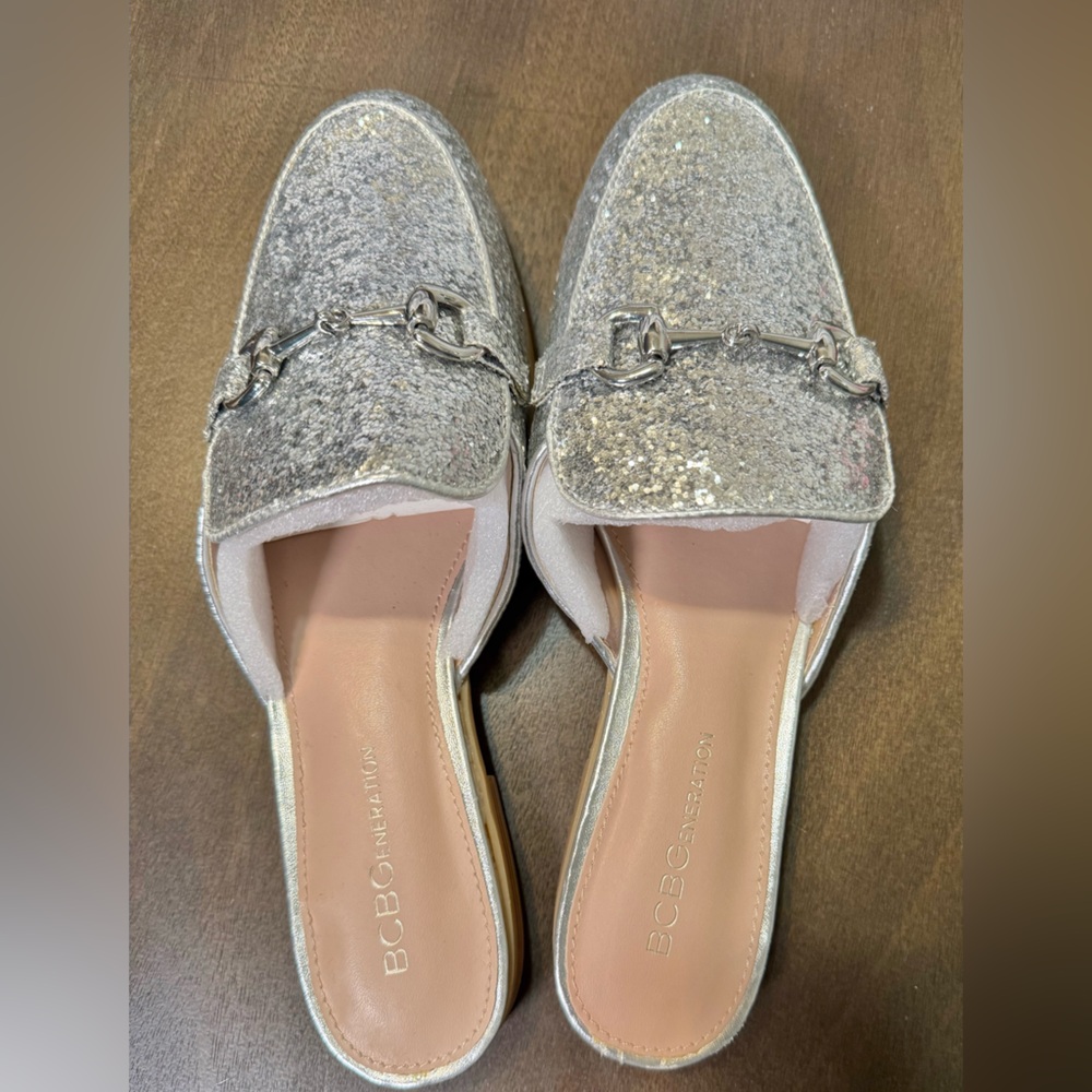 Bcbgeneration Sparkling Silver Clogs - image 7